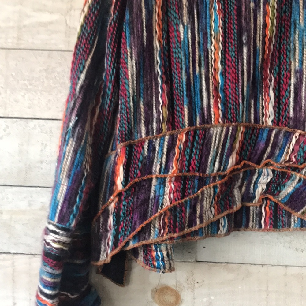 Joyce Seppala Designs wool multicolour cardigan - Picture 9 of 14